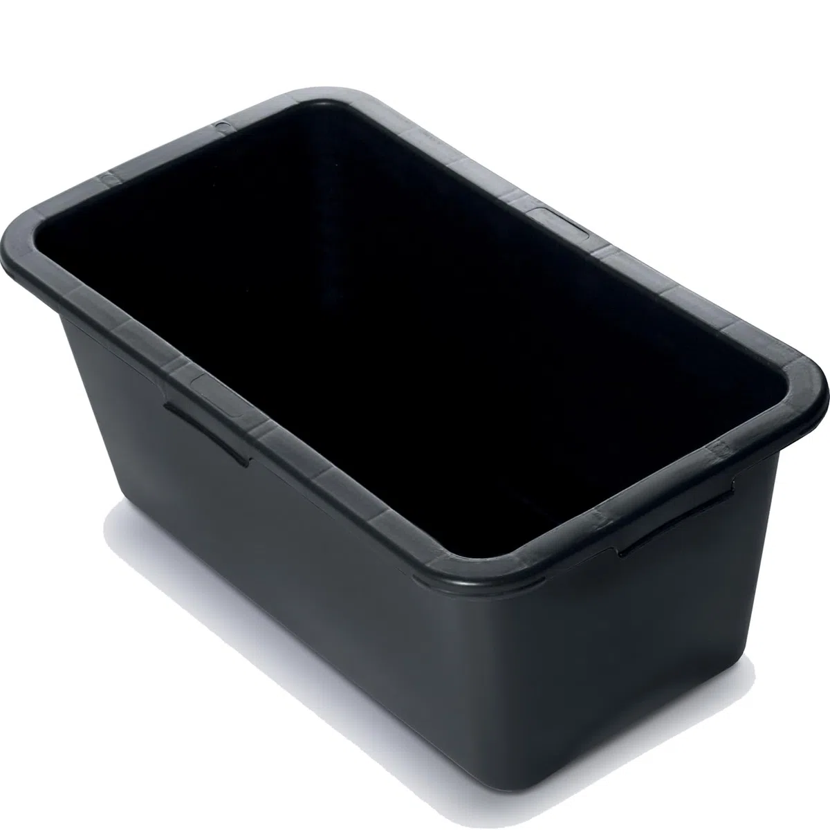 Kistenberg 5x Mörtelkasten 60 Liter | eckig | aus robustem Kunststoff | schwarz | ideal für Bauarbeiten, Garten und Heimwerkerprojekte | 72 x 41 x 28,5 cm