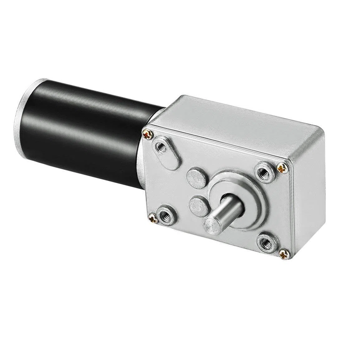 DC 12V 3RPM 12Kg.cm 8mm Single Shaft Selbsthemmender reversibler Schneckengetriebemotor mit Kabel, High Torque Speed Reduction Motor, Turbine Electric Gearbox Motor