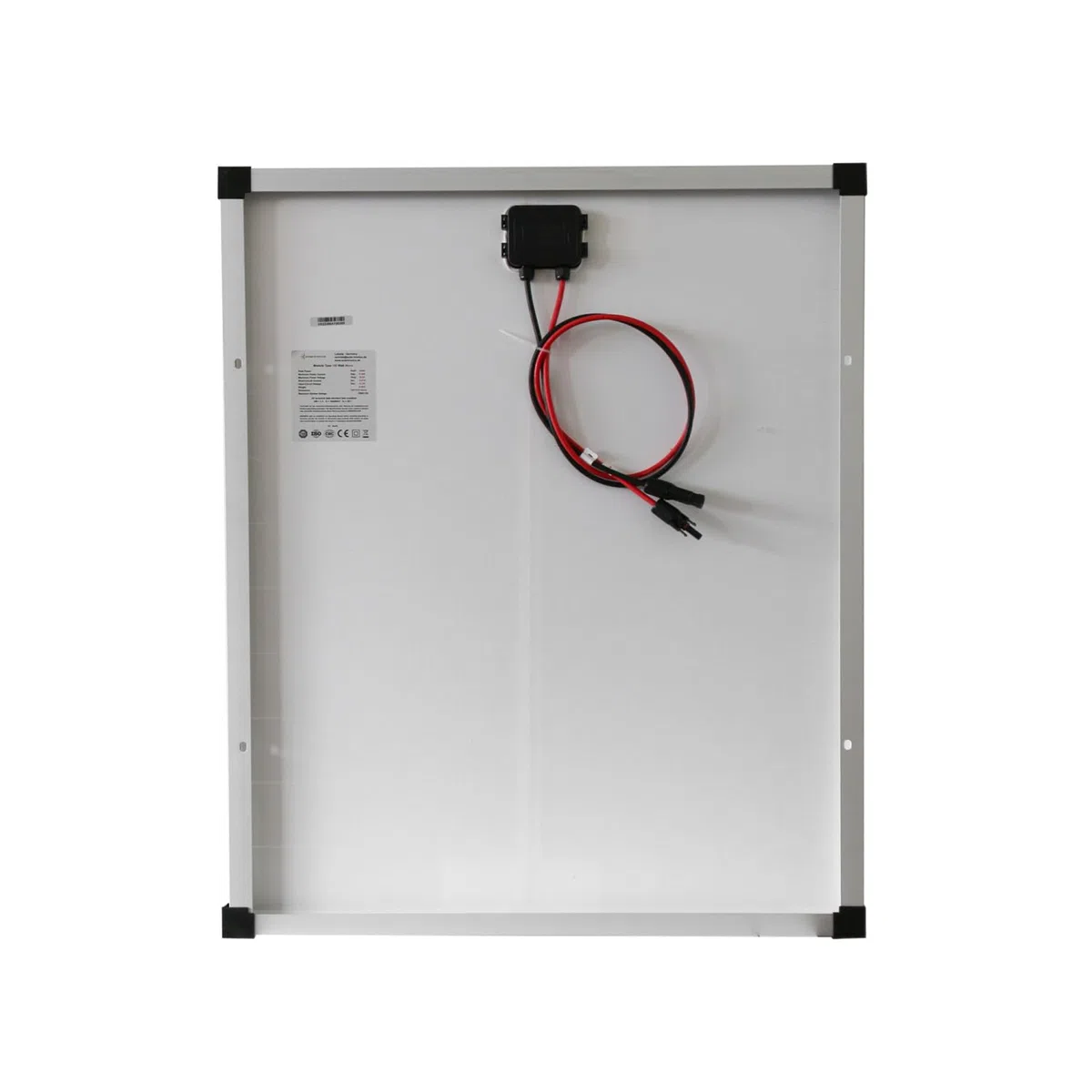 SOLARTRONICS Solarmodul 100 Watt Mono 18 V 20 Busbars Solarpanel Solarzelle Anzahl 2x Modul