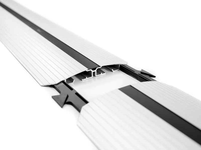 EVOline Bridge Zubehör gerader Adapter für Kabelbrücken, schwarz