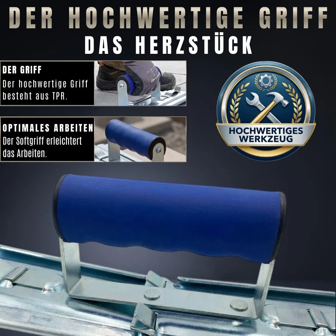 PANGOLINO Plattenheber verstellbar 30–50 cm | 6-stufig | Verlegewerkzeug bis 30 kg | Für Terrassenplatten, Betonplatten, Gehwegplatten, Fliesen & Naturstein | Ergonomischer Griff
