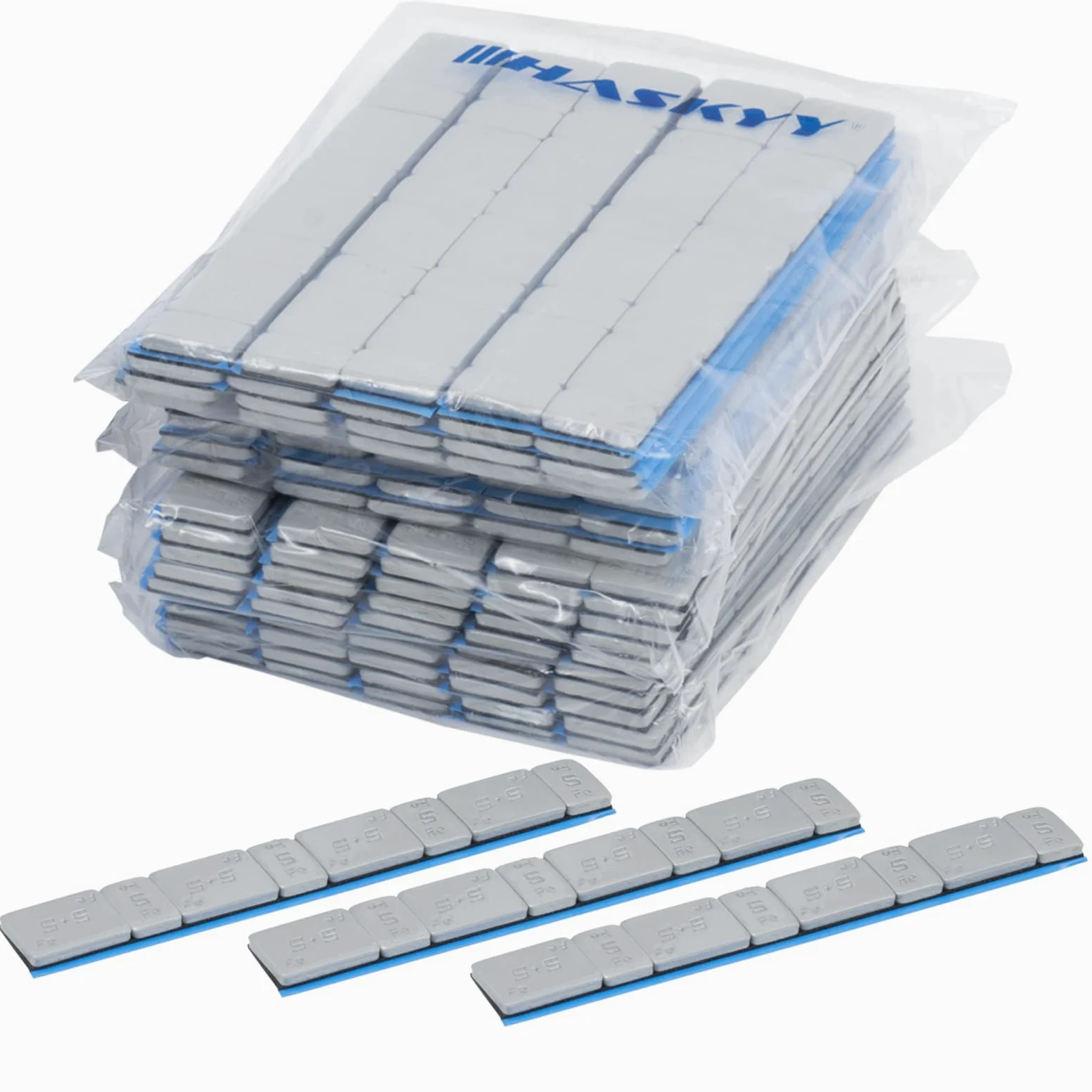HASKYY 2x 6Kg 12KG Klebegewichte Kleberiegel Auswuchtgewichte 5g*4+10g*4 200 Riegel