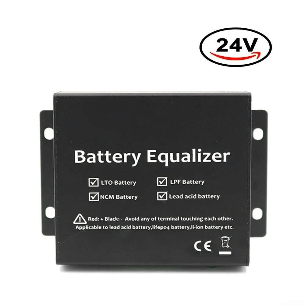 BM Serie Aktiver Balancer 24V 36V 48V 60V Spannungsregler mit 0-10A Ausgleichsstrom für Lithium Eisenphosphat Blei-Säure Akkus in Serie Aluminiumgehäuse Schutz vor(24V)