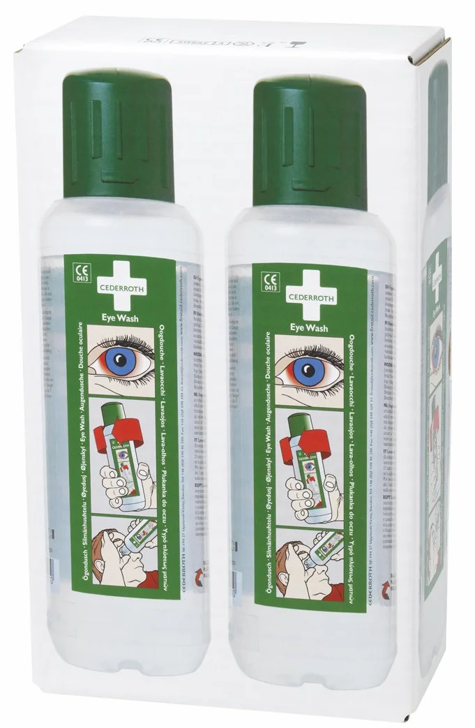 Cederroth Augendusche Nachfüller, 2 x 500 ml