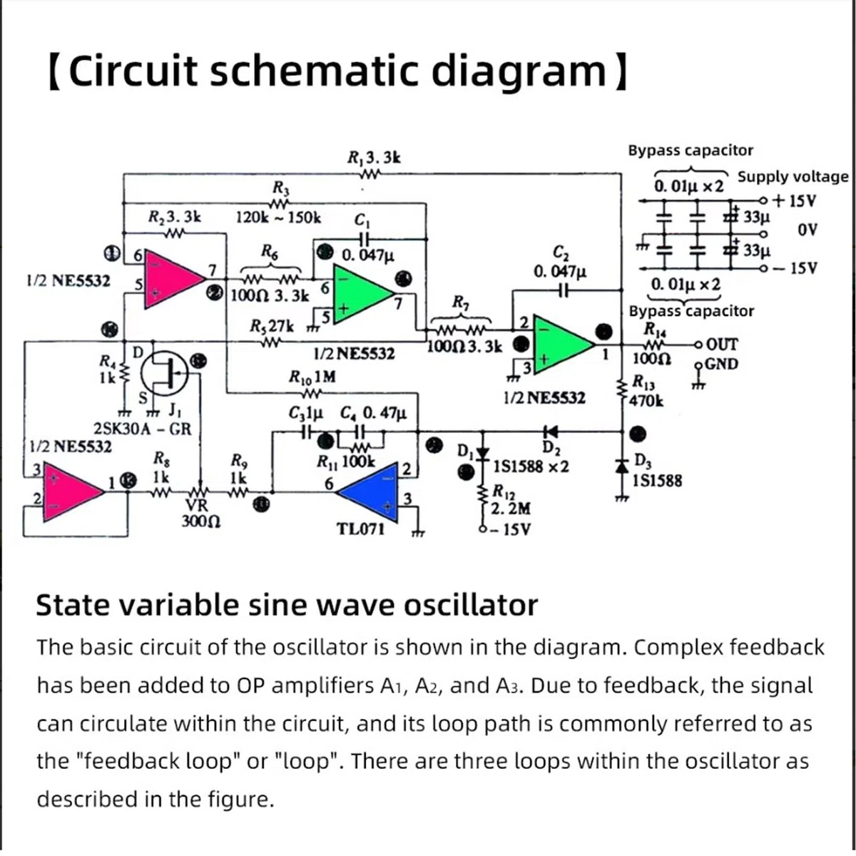 Garosa 1KHz Sinusgenerator Modul mit Ultra Niedrigen Verzerrungen Oszillator Board THD 7V Ausgang für Pegeltest und Harmonische Verzerrungsmessung Stromversorgung