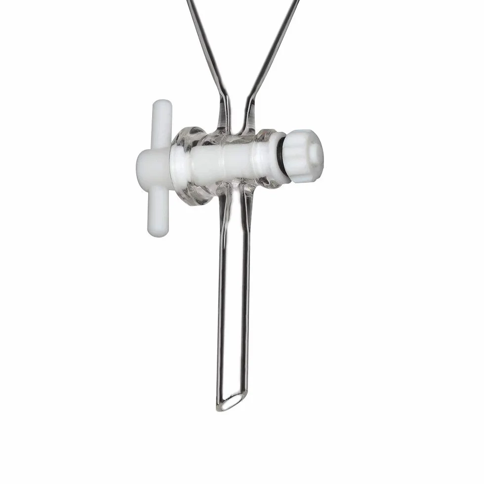 StonyLab 1000 ml Trichter aus Borosilikatglas, Separatory Funnel, Schwerwandig Konisch mit 24/40 Gelenken und PTFE-Absperrhahn - 1L (1 Liter)