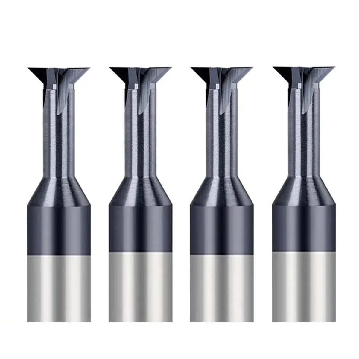 1pc Schwalbenschwanz Fräser 1,5-16mm Hartmetall-schaftfräser 45/60 Grad T Schlitzen Fräsen Bit Metall Bearbeitung fräsen Werkzeug (Size : 60D, Color : D4x2x6x50)
