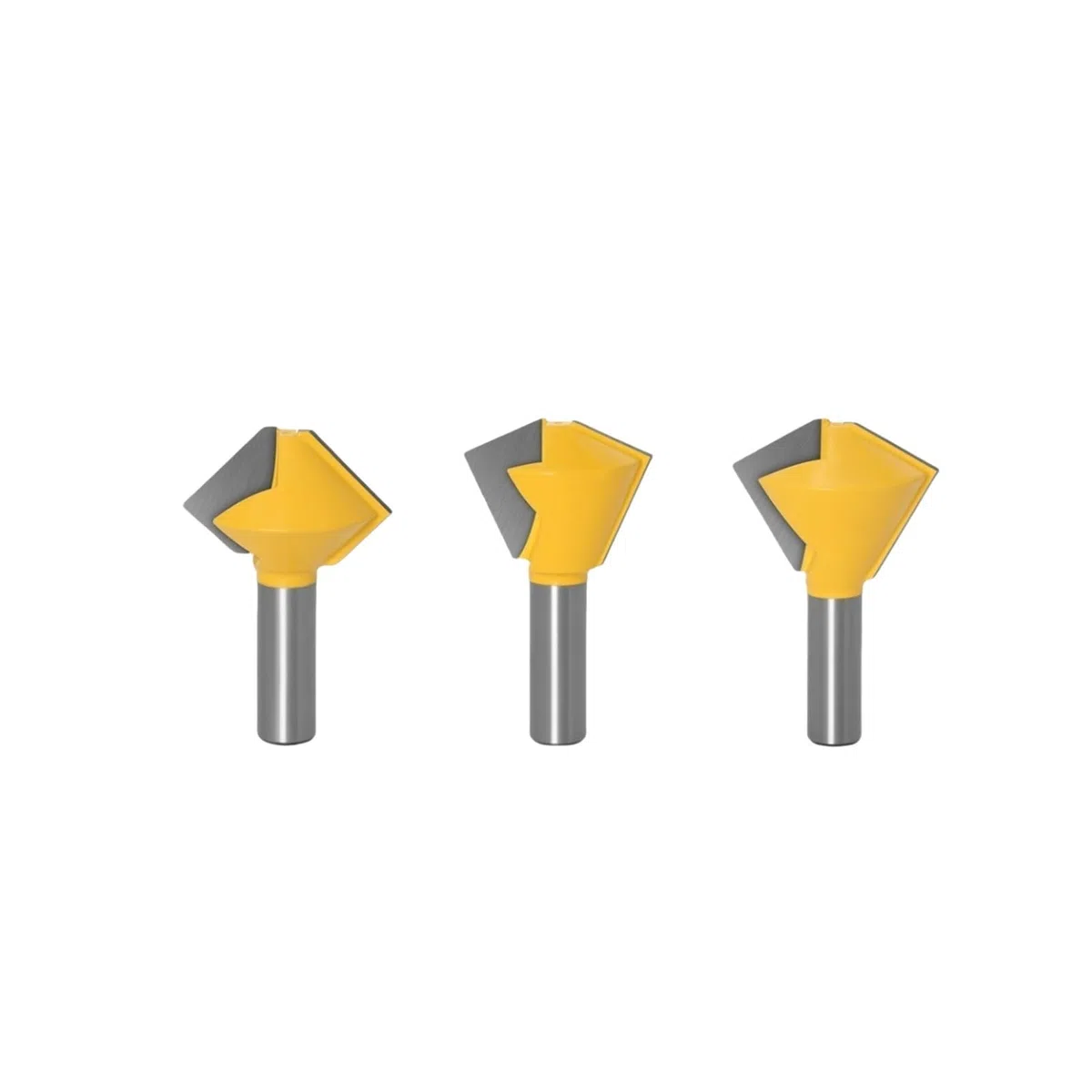 3 Stücke 6/8/12 Seiten Polygon Vogel Mund Router Bit 1/2 Schaft Holzbearbeitung Legierung Gehrung Fräser Holz Gravur Schneiden Werkzeug