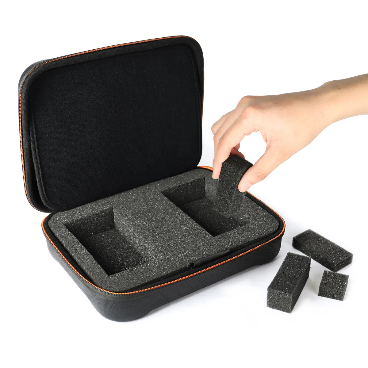 USA Gear Koffer für Geisterjagd-Ausrüstung – Tasche für Paranormale Ausrüstung, Anpassbares Inneres, Wasserabweisendes Äußeres, Kompatibel mit EMF-Messgerät, Spirit Box und Mehr (nur Koffer)