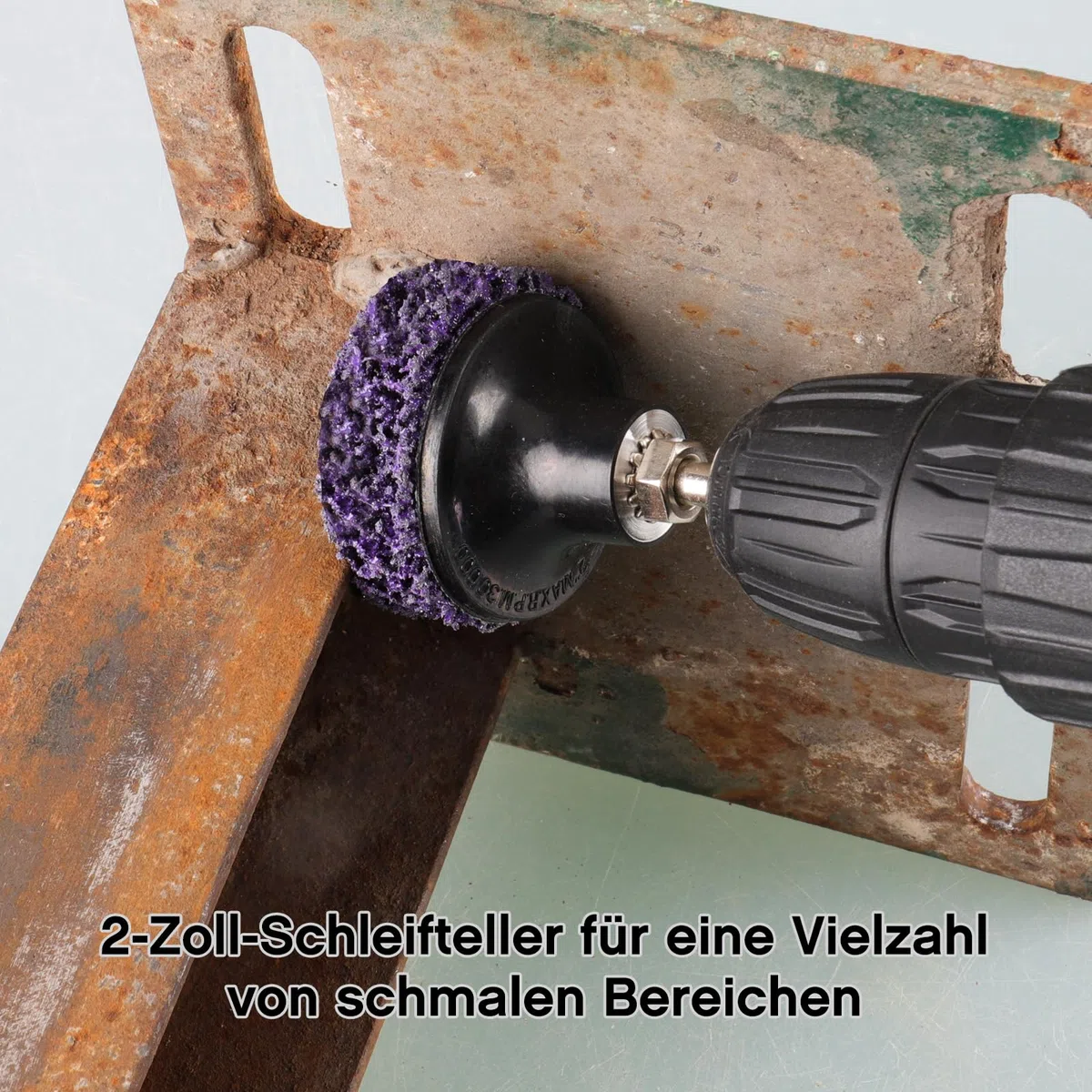 104PCS Schleifwerkzeug-Set, 2 inch (50mm) CSD-Scheiben, Nylongewebe-Scheiben zum Schleifen, Polieren, Entzundern, für Metall, Stahl, Edelstahl
