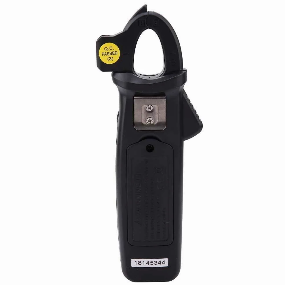 Clamp Meter, AC M91 1mA AC/DC Digitales Zangenmessgerät True RMS 6000 Zählt Meter Niedrige Impedanz Spannungsprüfer Tester Schwarz
