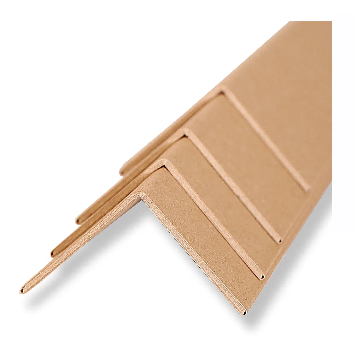 100 Kantenschutzwinkel | Vollpappe | Schenkelbreite: 35mm - Länge: 60cm - Dicke: 2mm | Kantenschutzleisten zum Kantenschonen für optimale Ladungssicherung Braun