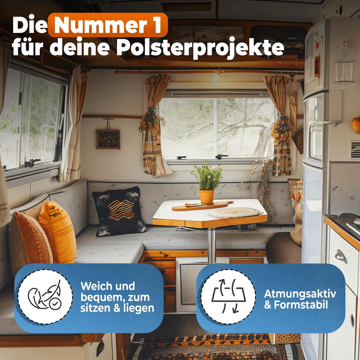 saarschaum • Kaltschaumplatte Schaumstoffplatte • Wähle Raumgewicht und Stärke • HR 4045 50x200x5cm • Polster Auflage Matratze Schaumstoff • Meterware