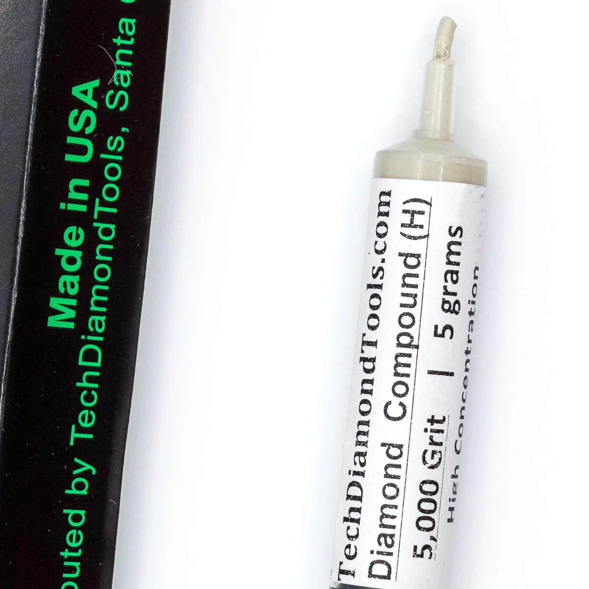 TechDiamondTools Diamantpolierpaste Polierpaste Körnung 5000 Mesh 2-3 Mikron für Spiegelglanz 5 Gramm mit hoher (H) 50% Konzentration von Damond-Pulver