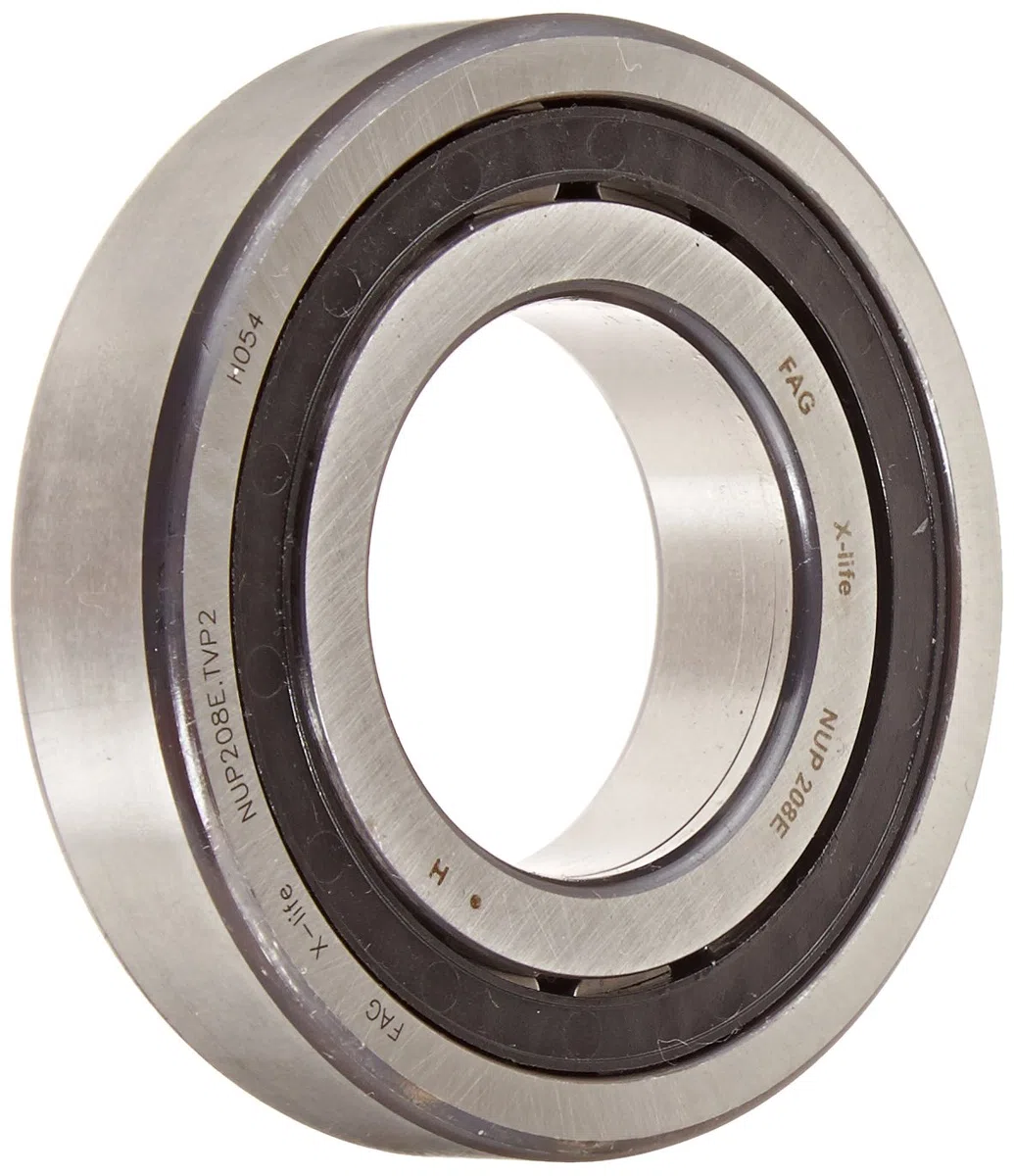 FAG NUP208E-TVP2 Zylinderrollenlager, einreihig, gerade Bohrung, abnehmbarer Innenring, zweiteilig, hohe Kapazität, normaler Abstand, metrisch, 40 mm Innendurchmesser, 80 mm Außendurchmesser, 18 mm Breite