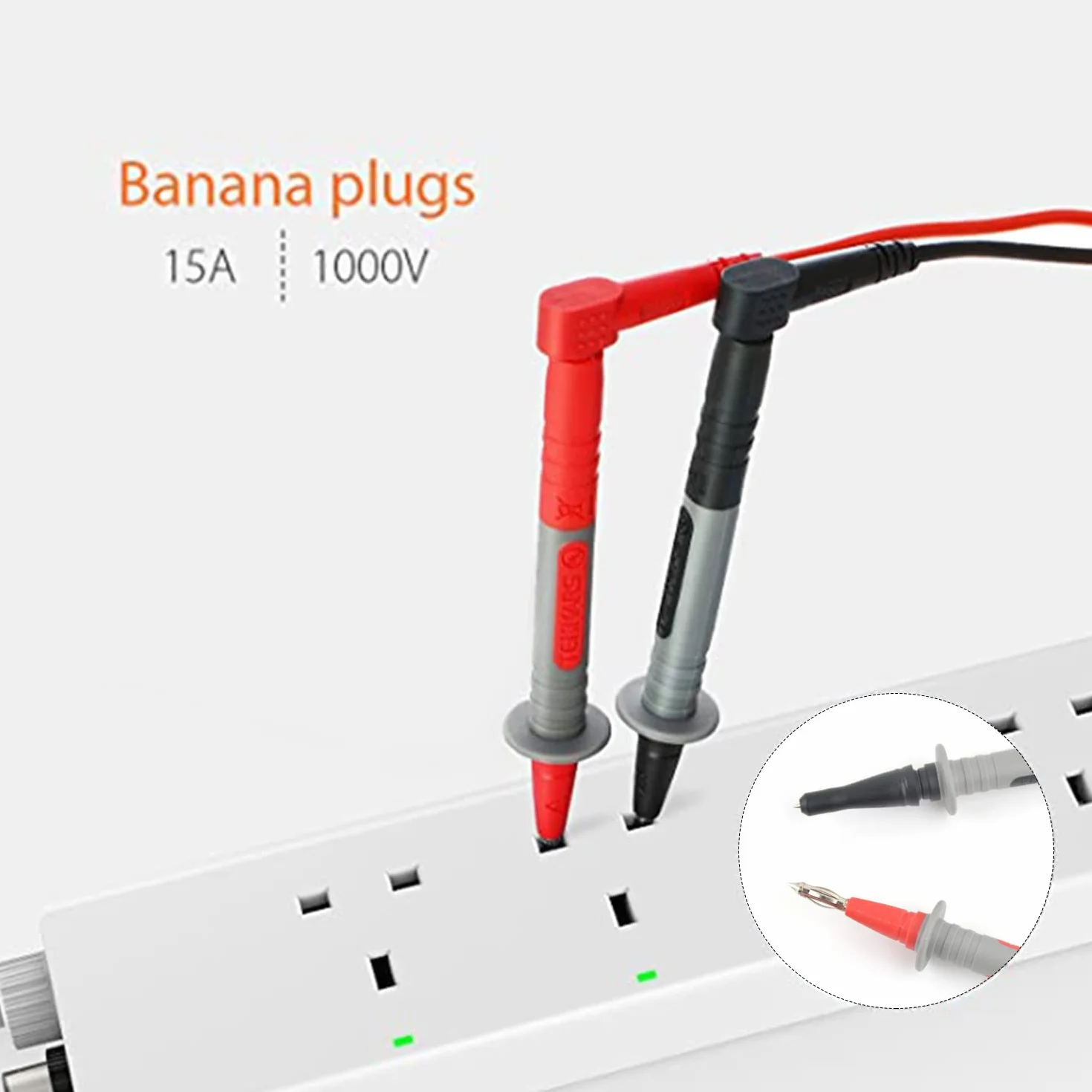 Messleitungen für Multimeter Test Kabel Set MESTEK 21 Stück Bananenstecker Prüfsonden Krokodilklemmen Mini-Haken Testsonde Verlängerungskabeln Spezialitäten Zubehör Kit
