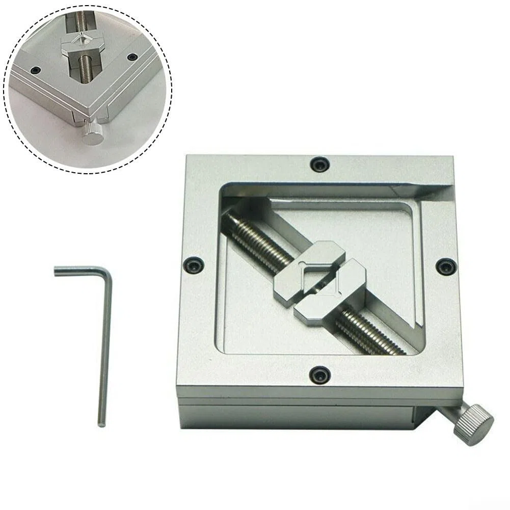 Effizientes BGA-Reballing-Set 90 mm Reball-Station-Vorrichtung erreicht Genauigkeit mit 10 Universalschablonen (nur 90 mm BGA-Vorrichtung) E02589@#1178