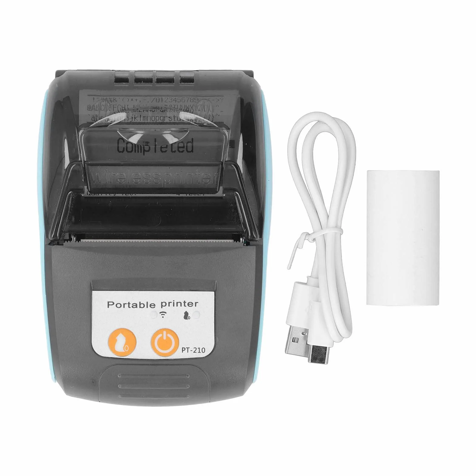 Tragbarer 58-mm-Drucker, Etikettendrucker, Bon-Thermodrucker, Hipping-Etikettendrucker (Ohne Aufbewahrungstasche)