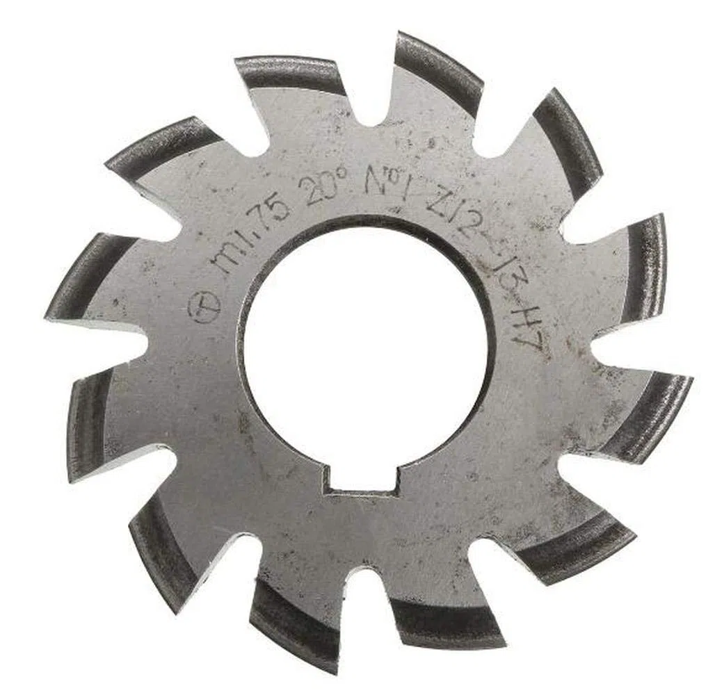 1PCS Modul 1.75 PA20 HSS # 1-8 Involute Zahnradfräser Innenbohrung 22mm (#4)