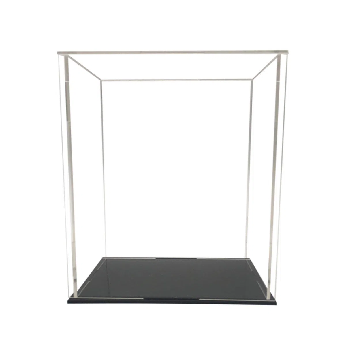 Durchsichtige Acryl-Vitrine, Acryl-Vitrine for Modelle, Transparent, Schwarz, Mehrere Größen(40x35x40CM)