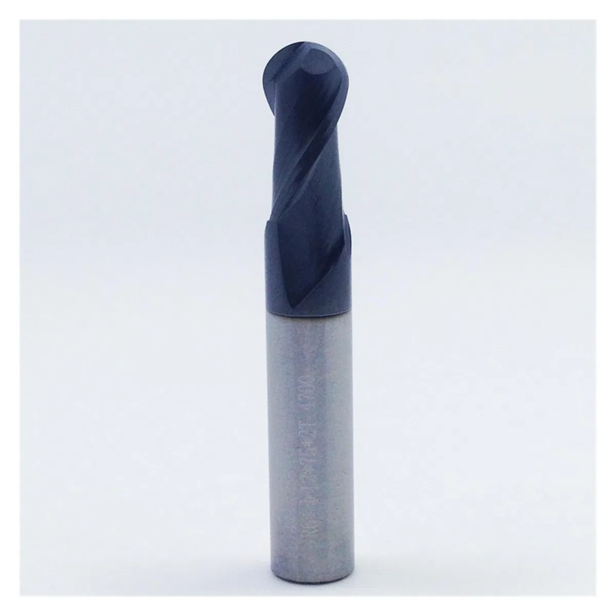 1pc R6 * 75 * 12D Echt HRC45 2 Flöten Hartmetall Legierung Ball Nase Ende Mühle Fräser CNC Router Bit