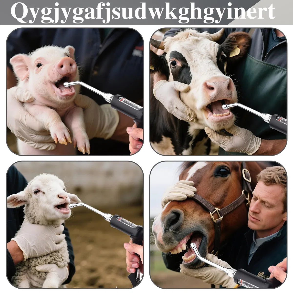 30ml Kontinuierliches Drench-GeräT, tieräRztliches Metall Futterwerkzeug Mit Flasche, Einstellbare Dosierung VeterinäRmedizin Dispenser Kontinuierliche Drench Gun