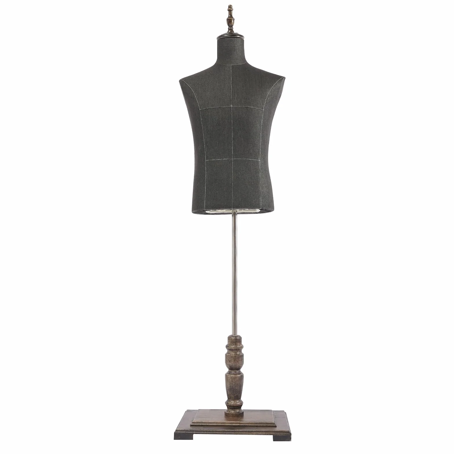 Schaufensterpuppe Männlich Modern, Schneiderpuppe Mann mit Holz Basis, Kleiderpuppe Mannequin für Bekleidungsgeschäfte Schneidereien & Messestände, Höhe: 150-180cm, Schwarz