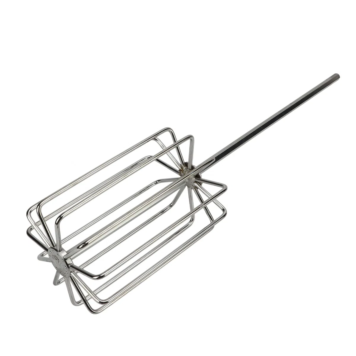 Groundbait Mixer Edelstahl mit 11 Klingen für gleichmäßiges Angelfutter – robustes Rührwerkzeug für Teich und Outdoor