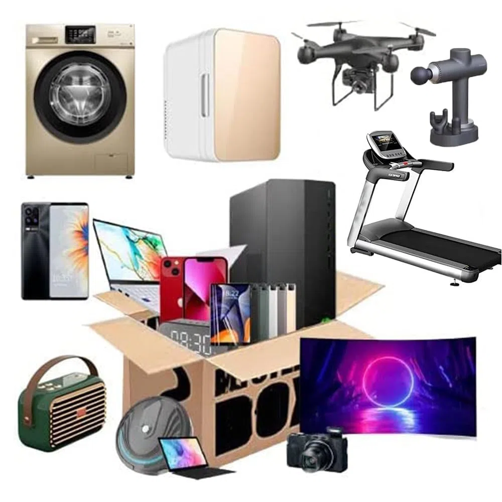 Geräten im Jahr 2026 Paletten,4-34 STK. Palettenware Haushaltswaren Multimedia A Ware B Ware Palette Elektronik Geschenkbox aa12