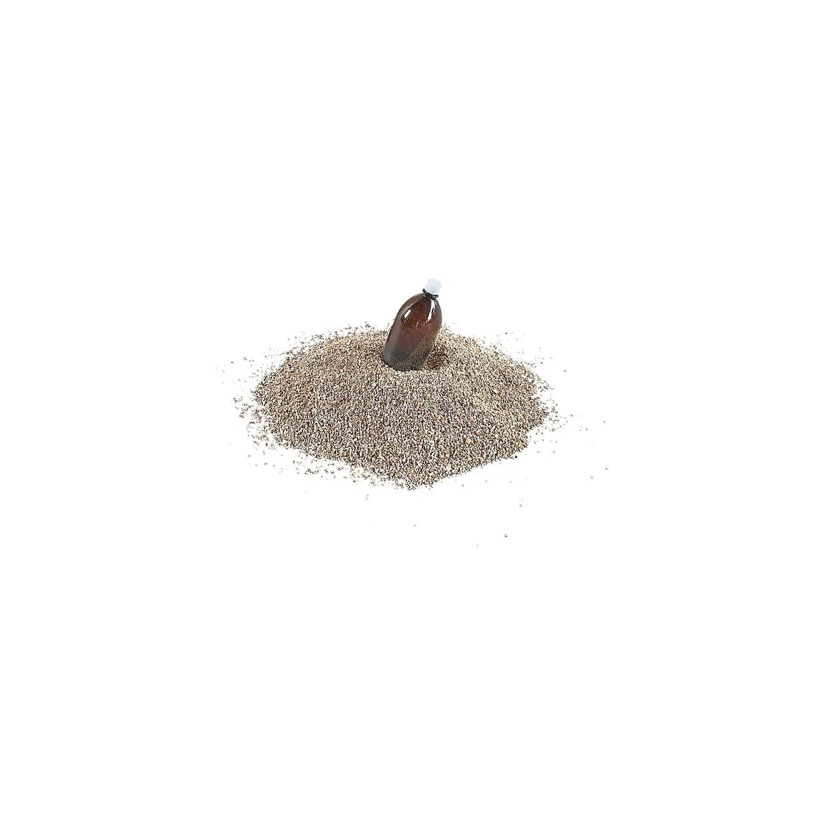 kaiserkraft | Vermiculit-Aufsaugmaterial | 3-6 mm Körnung | Grau | 50-l-Sack