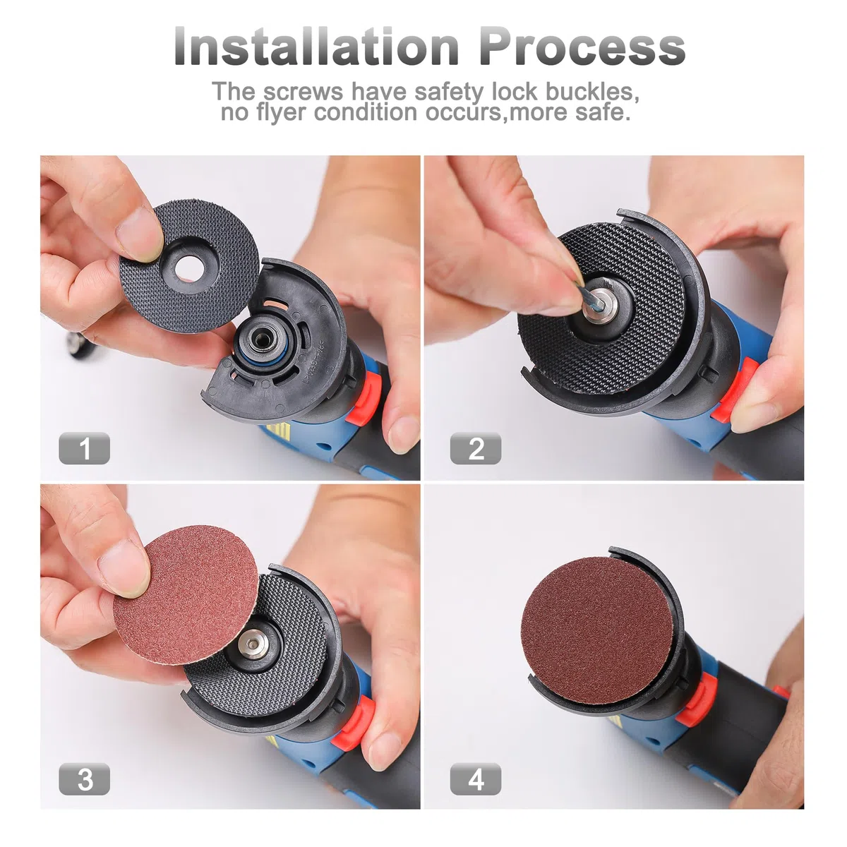 HERZO Trennscheibe 50mm, Trennen Schleifen Polieren Multi Material, 10mm Bohrung, Zubehör-Set für Mini-Winkelschleifer (39 Pack)...