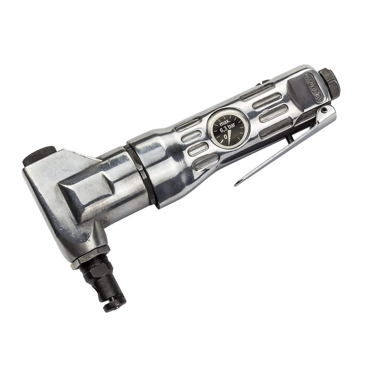 DEMA Druckluft Blechnibbler Blechschere für Karosserie, Dachblech & Metallbearbeitung, 6,3 Bar