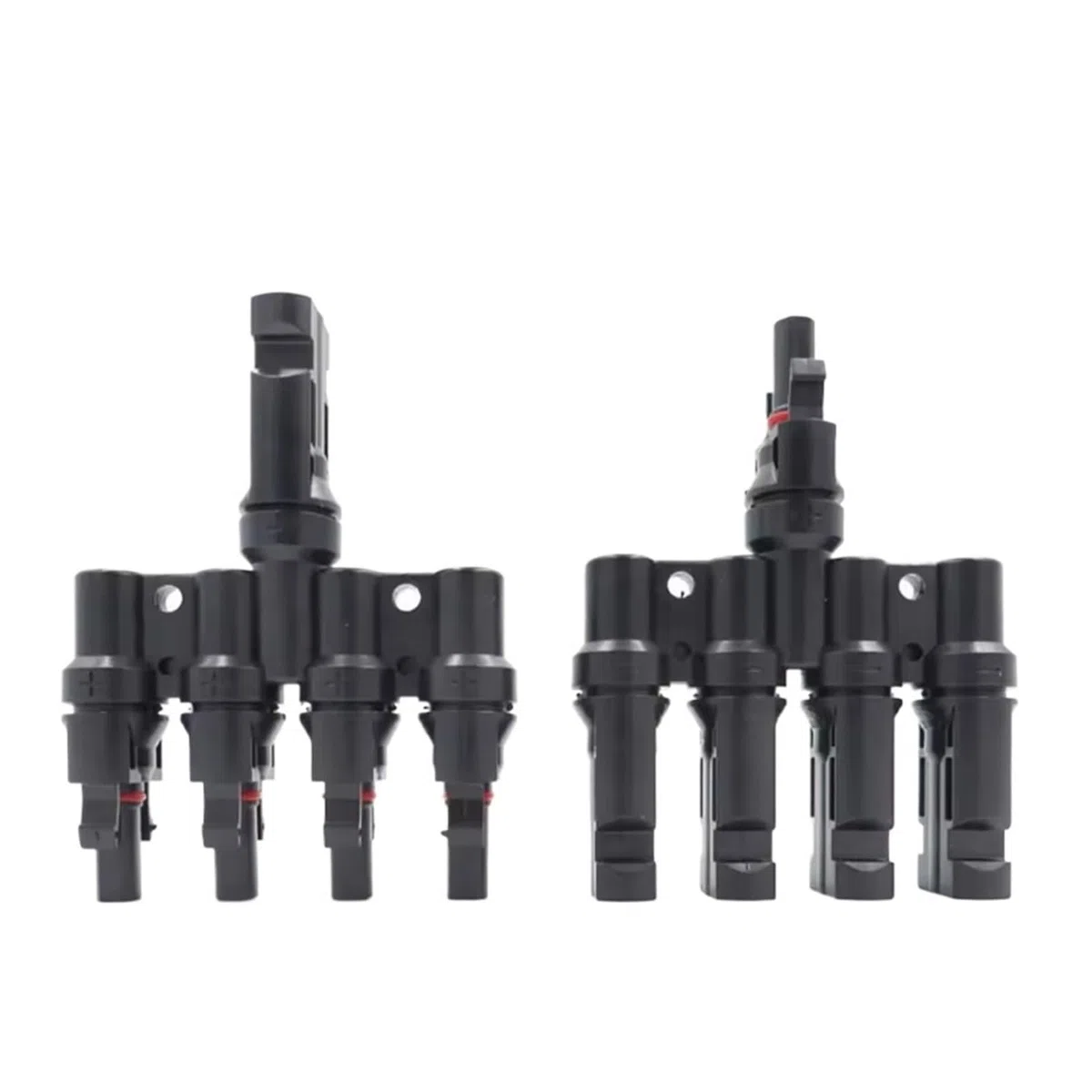 1 zu 2/3/4/5/6T Solar MC Anschlüsse for Photovoltaik Energie PV Panel Parallel Splitter Koppler Combiner IP67 1000V 1 Paar(4T-1pair)