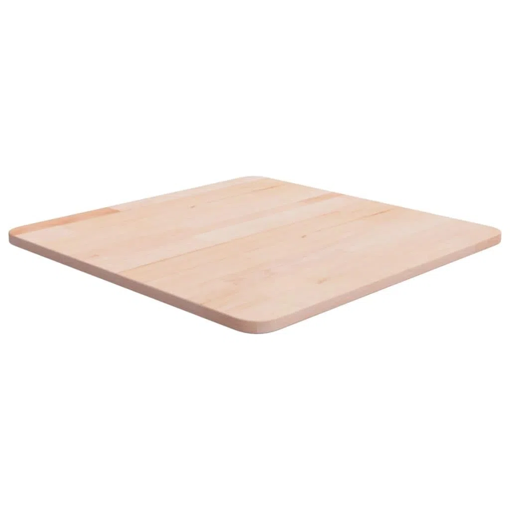vidaXL Tischplatte Quadratisch Massivholzplatte Eichenplatte Holzplatte Platte Ersatztischplatte 50x50x1,5cm Eichenholz Unbehandelt