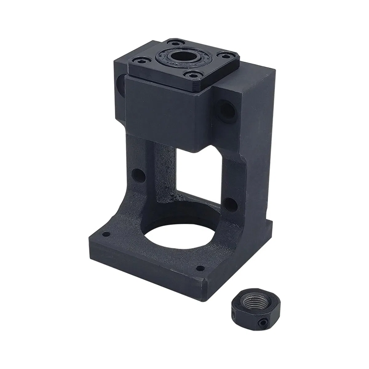 HM10-57 HM10-60 Stahl SFU1204/1205/1210 Schraubenstützlager Feste integrierte Halterung 1St(Steel HM10-57-C7)