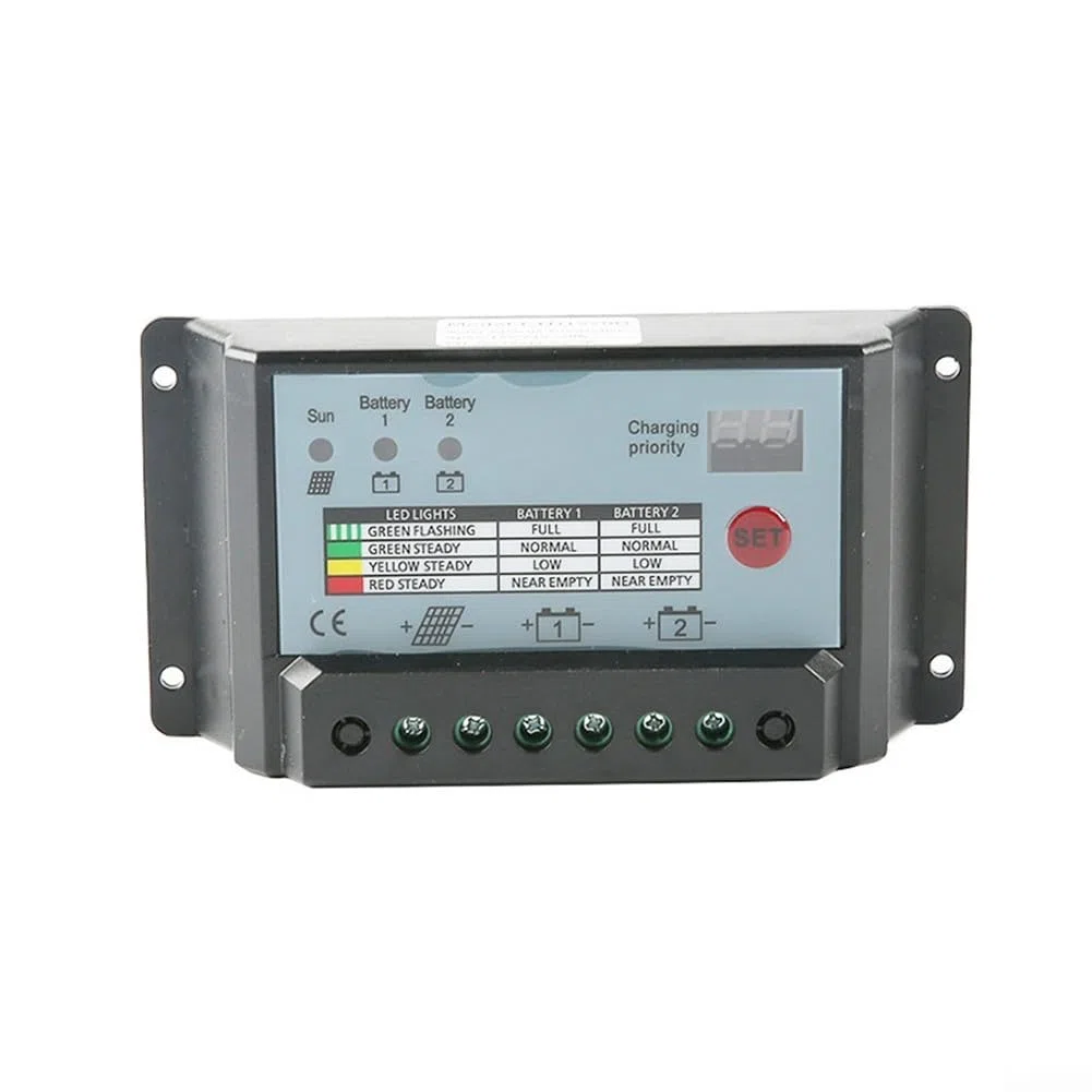 Dual-Batterie-Solarregler mit erweiterten Sicherheitsfunktionen für effizientes Energiemanagement (30 A)