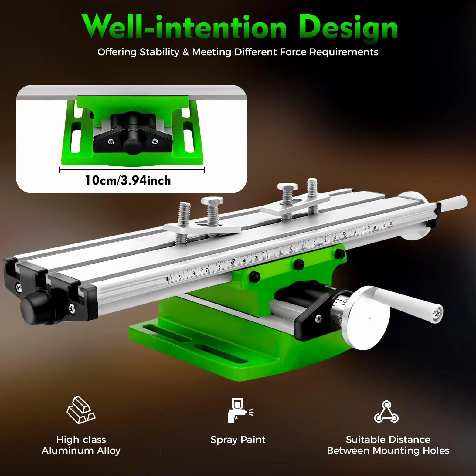 Multifunktions Kreuztisch Mini Bench Bohrmaschine Schraubstock Tisch mit Skala für Tischbohrmaschine Bohrmaschinenhalter