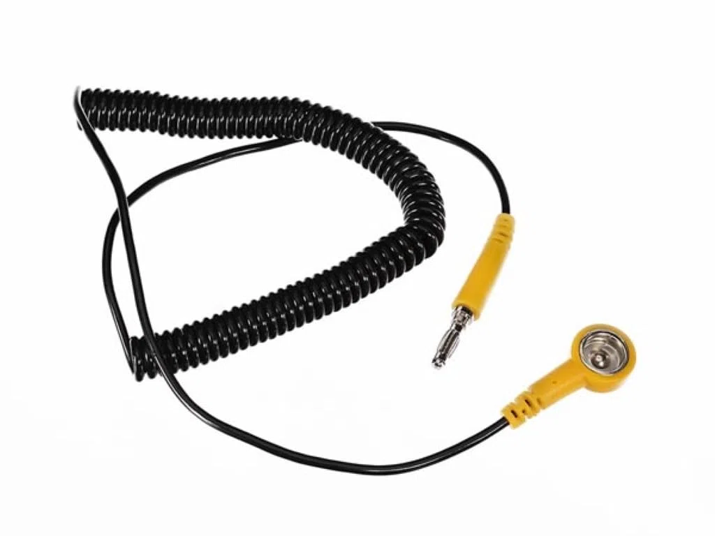 Velleman Geerdete ESD-Tischmatte mit Erdungskabel, 600 x 500 mm, 300 C, antistatische Matte für Elektronik, grau