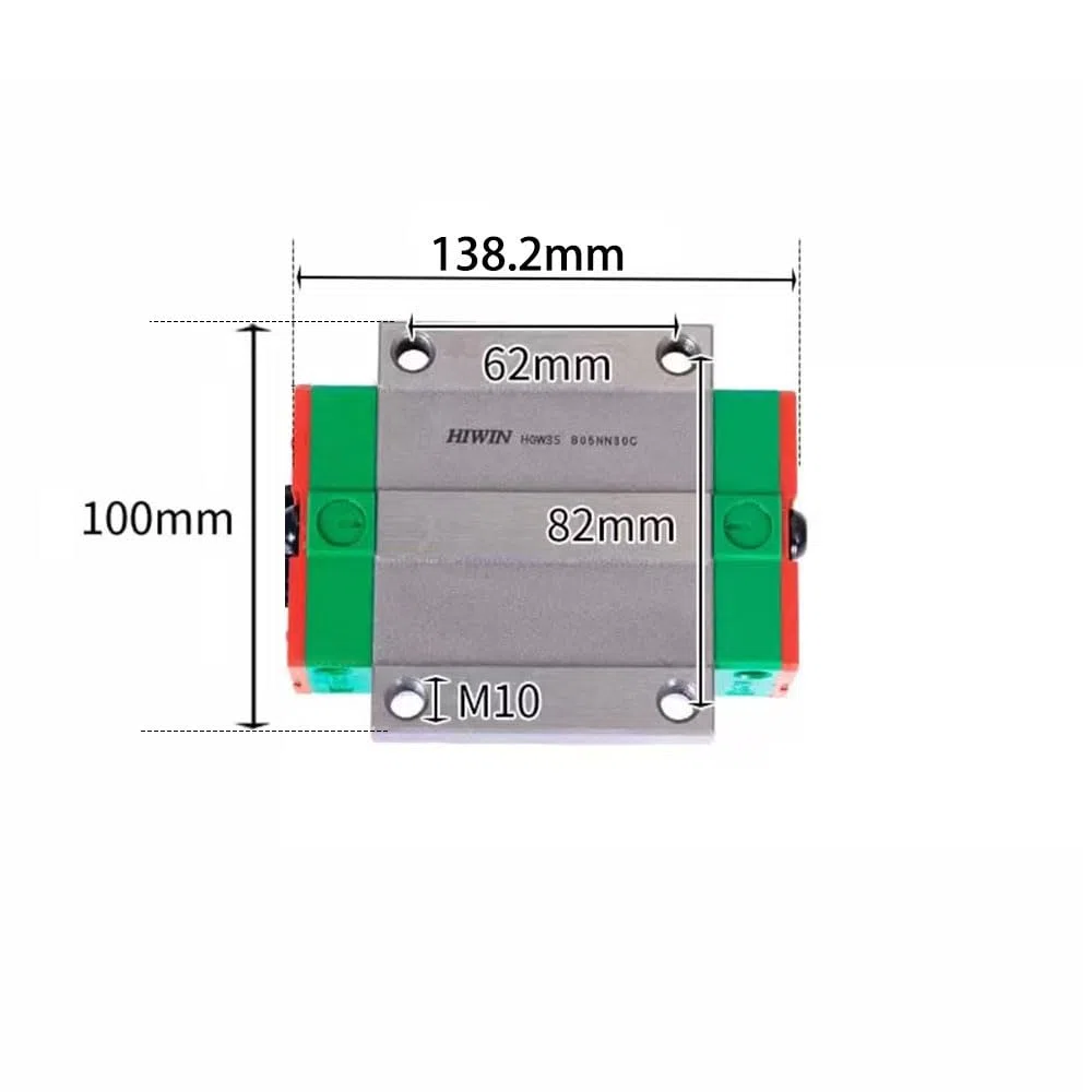 Flish HGW35 HIWIN Linearblock für HGW35HC Linear Motion Slider Rail Guide