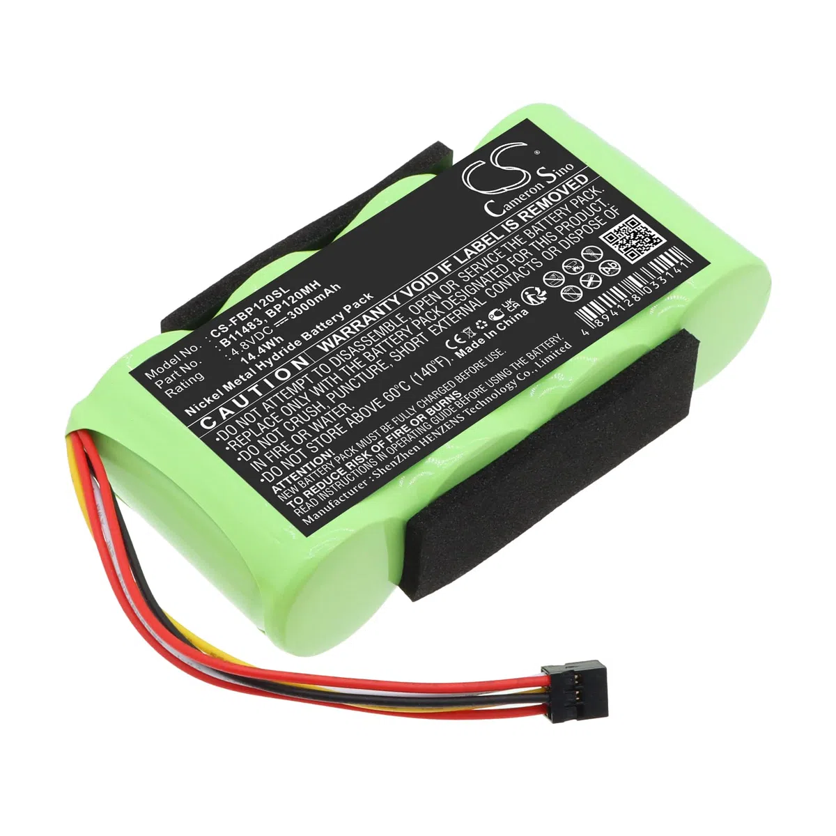 CS-FBP120SL Akku 3000mAh Kompatibel mit [Fluke] Fluke 123 (Firmware Below V2.0), Fluke 123S (Firmware Below V2.0), Fluke 43 Power Quality Analyzers, Fluke 43B Power Quality Analyzers, Scopemeter