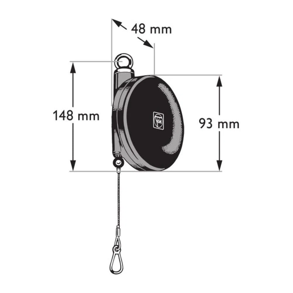 FEIN 90801023001 Balancer, 1.5-2.5 kg Traglast, zugfestes Nylonseil