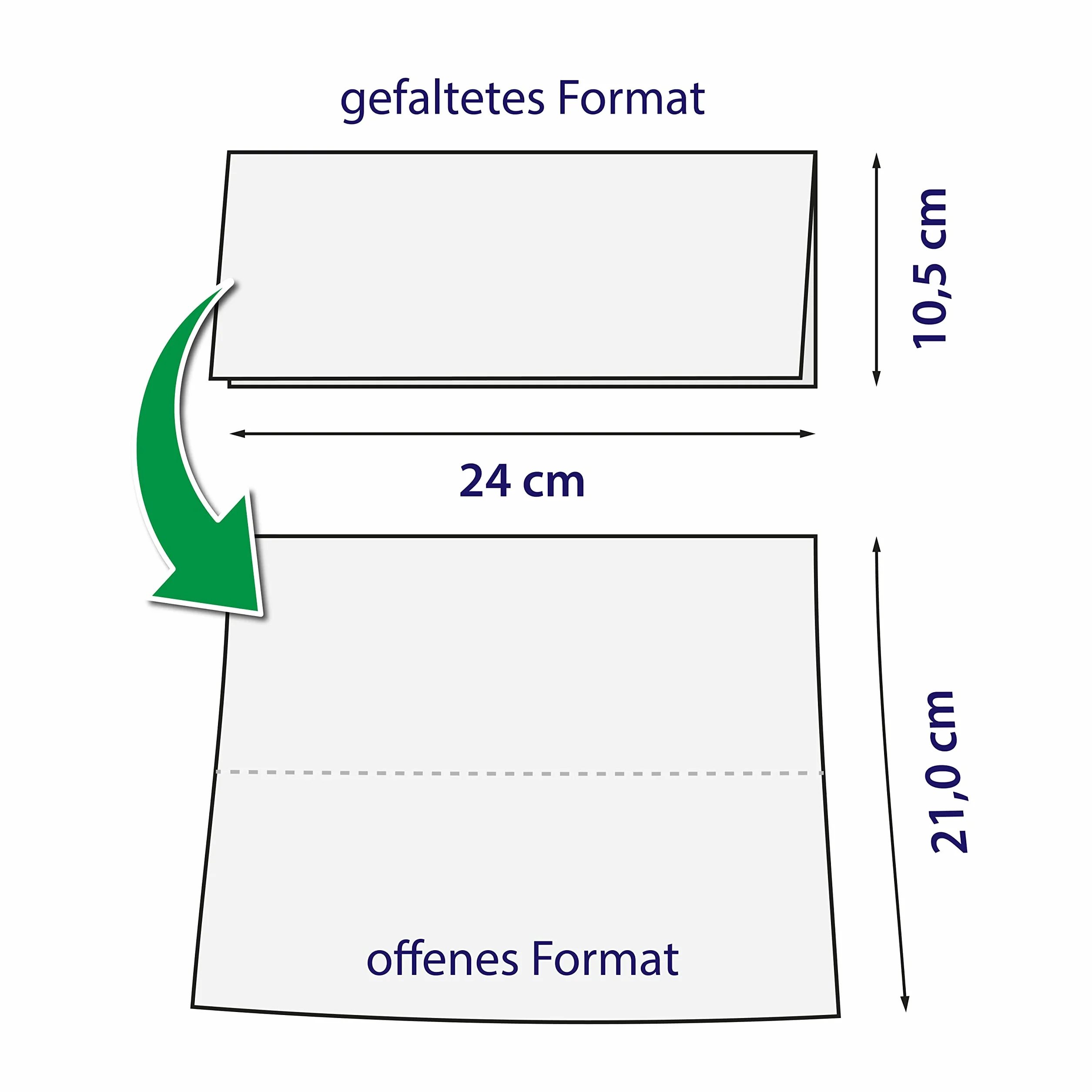 Hypafol Papierhandtücher 4000 Blatt | weiß | 2-lagig, 24x21 cm | praktischer V-Falz für Handtuchspender in Toiletten, Büros, Praxen & Studios