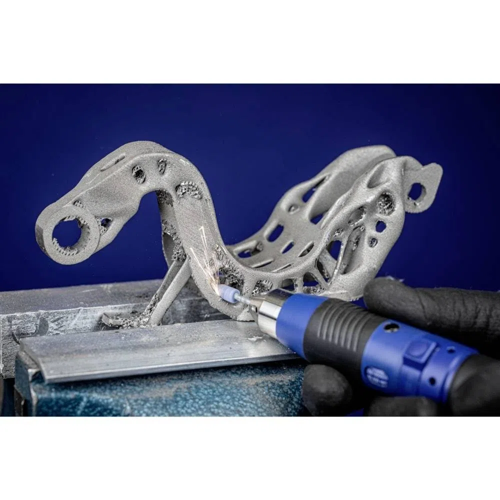 PFERD TOOLS Schleifstift-Set TOUGH, 15-teilig, Schaft-ø 3 mm, fein, Korundgemisch aus Keramikkorn und weißem Edelkorund, 33920235 – für den universellen Einsatz auf schwer zerspanbaren Werkstoffen
