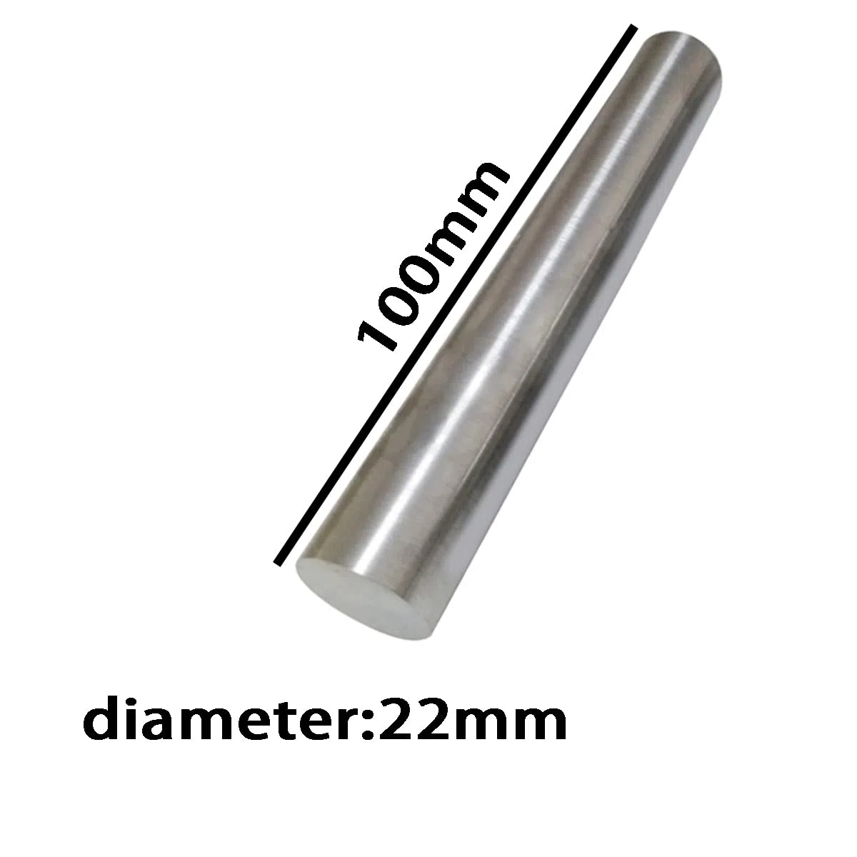 Nickel Stab Anode Elektrode für Nickelelektrolyt Galvanik,Länge 100mm,Diameter 22mm