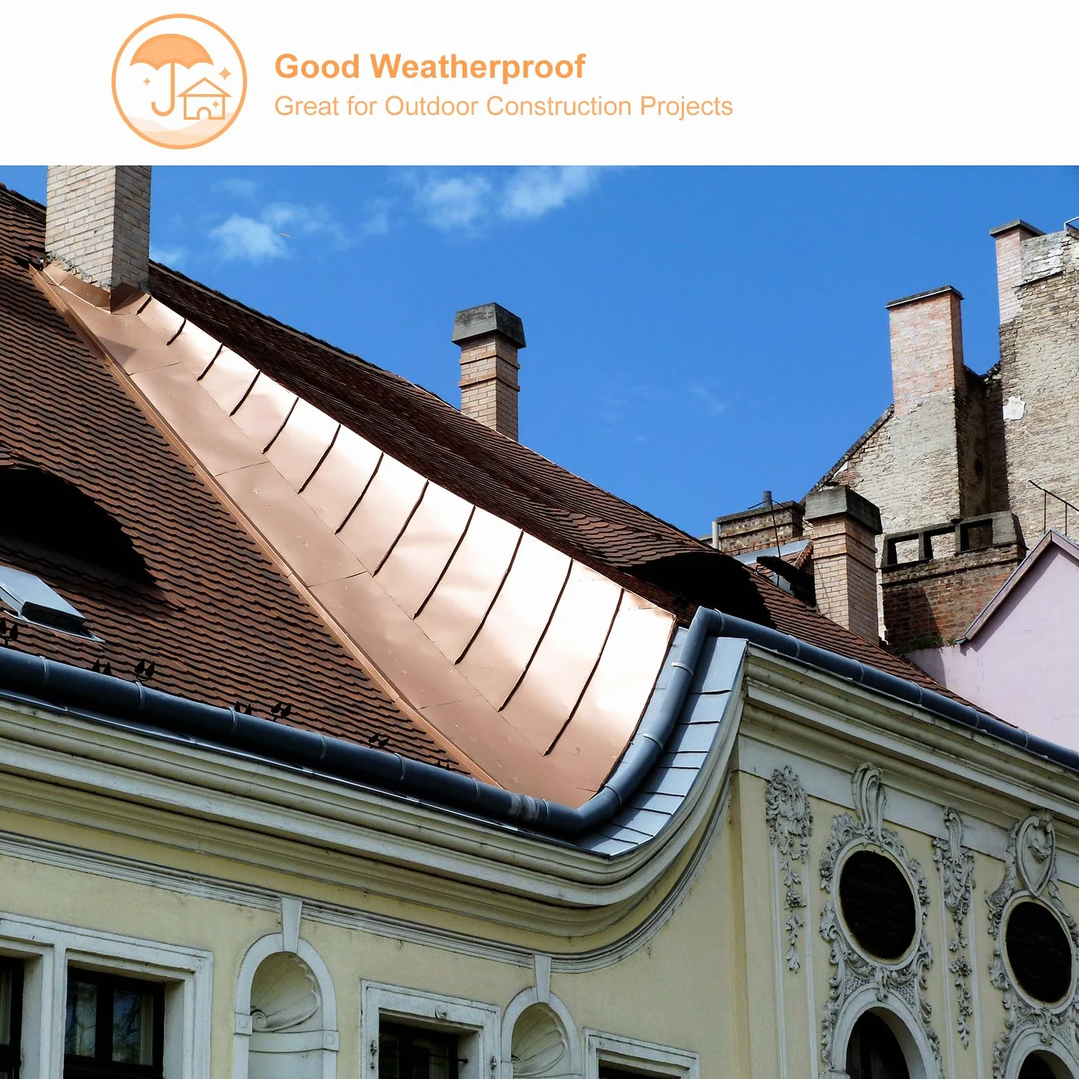 QUARKZMAN Kupferplatten 2500x25x1mm, Kupferblech Streifen Kupferfolie Blech, Kupfer Blechplatten Rosegold Kupferstreifen für Industrie Bauwesen Haushalt Wand Dekoration DIY Kunsthandwerk