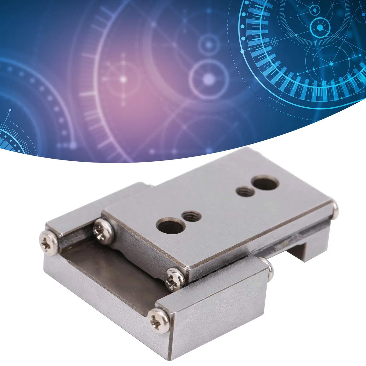 Linearer Schiebetisch, X-Achse Manuelle Plattformführung Typ Schienenschiebetisch Edelstahl CY3100,XY-Achsen-Drehpositioniertisch