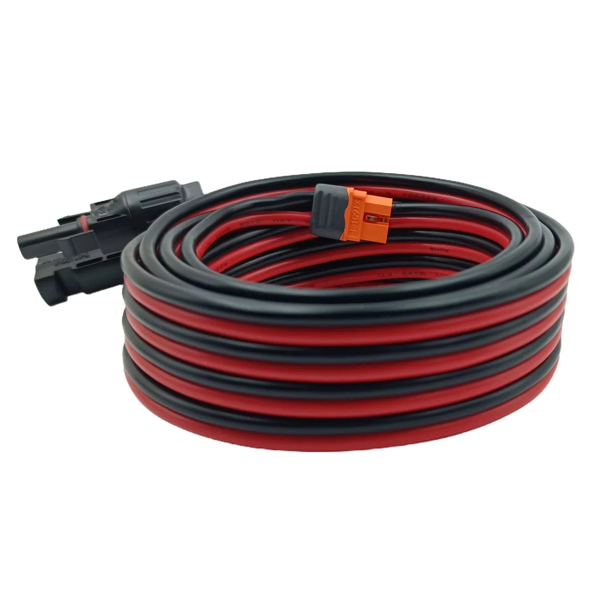 Solar auf XT60i Kabel 12AWG 4mm² XT60I-F Adapter Solarkabel Verlängerung Kompatibel mit Ecoflow Delta River Powerstation 5M