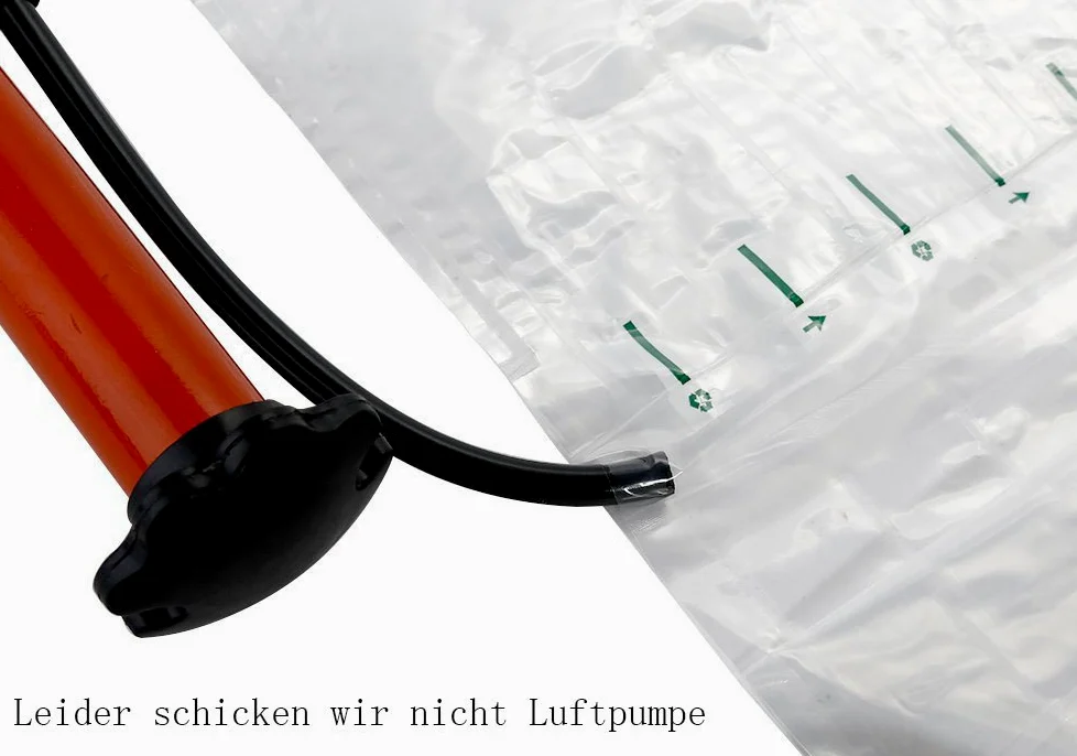 Große luftpolsternde Verpackung gegen Stöße, Luftsäulenbeutel ideal für Versand