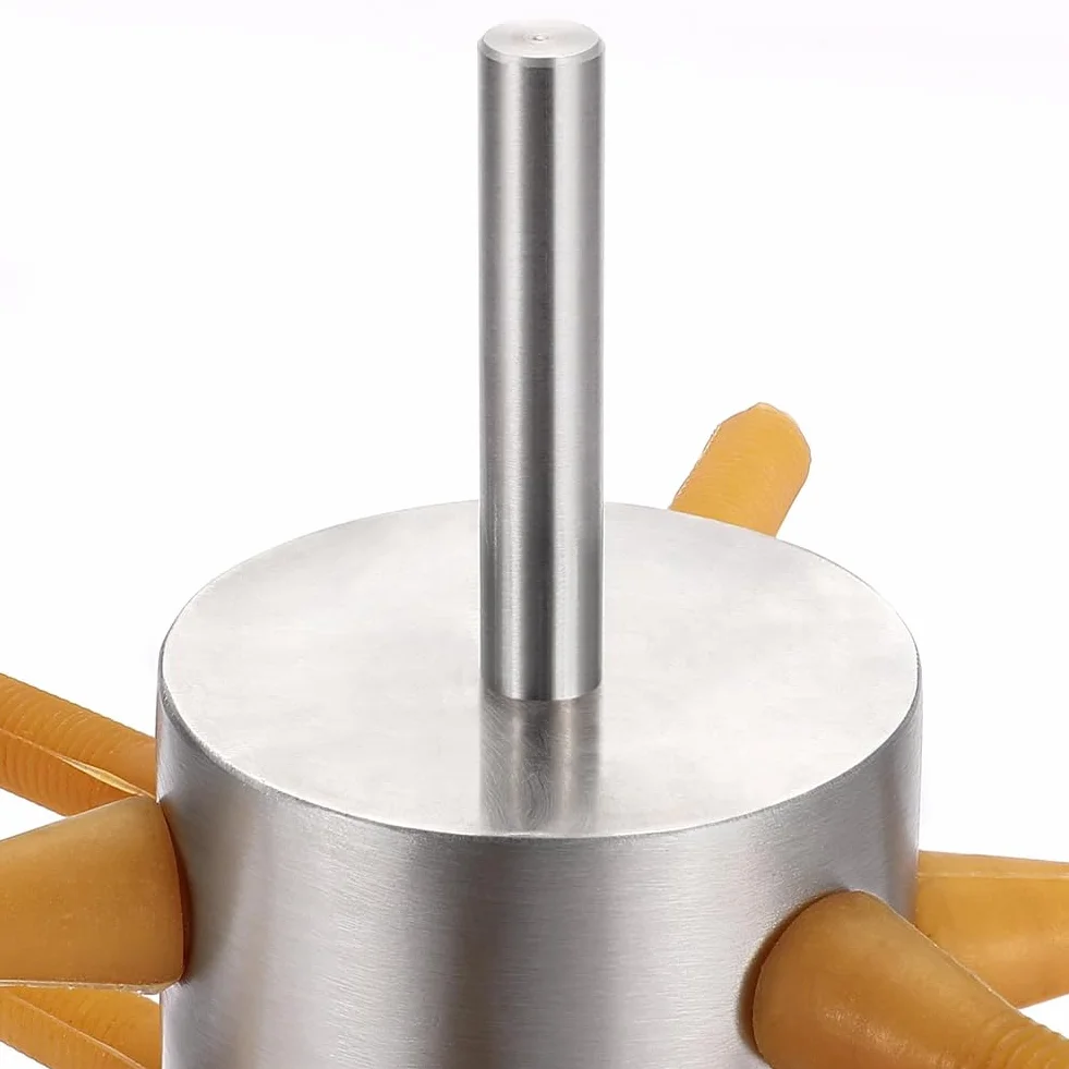 Hühnerzupf-Bohraufsatz, Edelstahl, Hühnerzupf-Bohraufsatz, Hühnerfeder-Entfernungszupfmaschine, 18 Finger