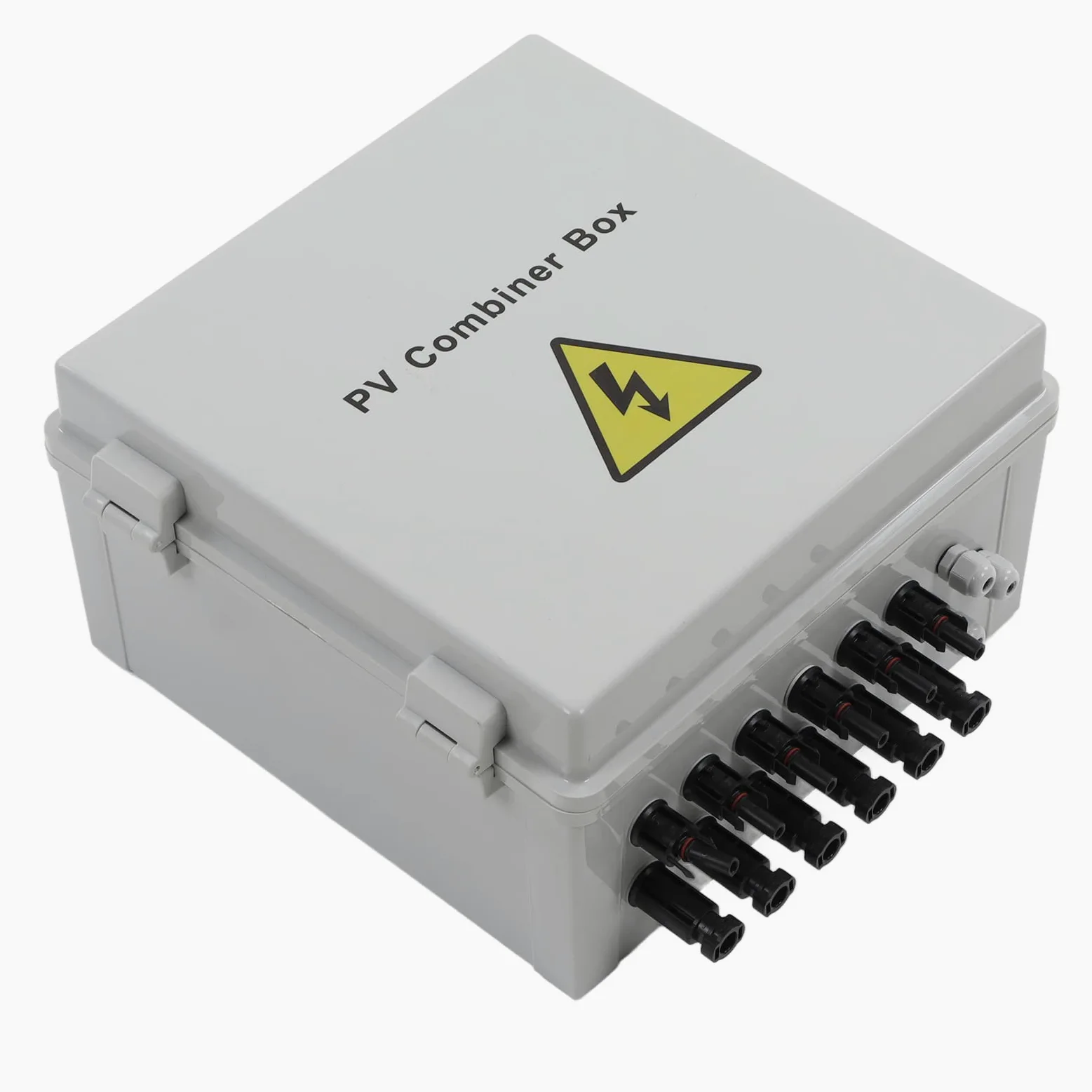 LiebeWH PV-Kombinationsbox, 6 Strings mit Leistungsschalter, PC-Material, Solarpanel-Kombinationsbox, Überlastschutz für Solarstromanlagen, 1000 V, 15 A